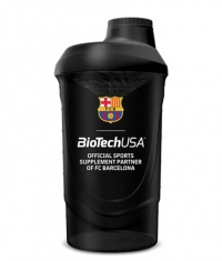 BIOTECH USA FC Barcelona Shaker / Black / 600 ml