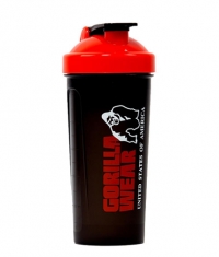 GORILLA WEAR Shaker XXL 1000 ml / Black - Red