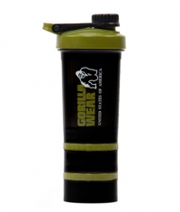 GORILLA WEAR Shaker 2 GO 500 ml / Black/Army Green