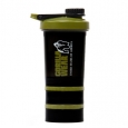 GORILLA WEAR Shaker 2 GO 500 ml / Black/Army Green