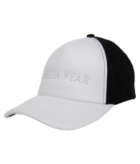 GORILLA WEAR Sharon Ponytail Cap / White - Black