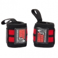 GORILLA WEAR Wrist Wraps PRO / Black - Red