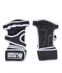 GORILLA WEAR Yuma Weight Lifting Workout Gloves / Black/White