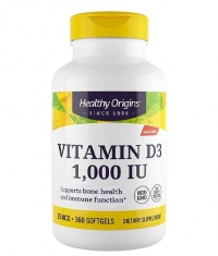HEALTHY ORIGINS Vitamin D3 1000 IU / 360 Softgels