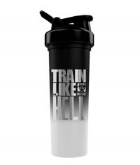 MUTANT TRAIN LIKE HELL Shaker Bottle / 700 ml / Black/Silver Fade