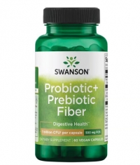 SWANSON Probiotic+ Prebiotic Fiber / 60 Vcaps