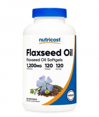 NUTRICOST Flaxseed Oil 1200 mg / 120 Softgels
