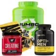 PROMO STACK SCITEC JUMBO + OPTI MEN  + CREATINE + TOWEL