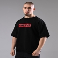 FORCELAB Black T-Shirt with Red Logo