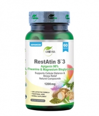 GREWIA Restatin S'3 / Apigenin 98% – L-Theanine & Magnesium Bisglycinate  / 60 Caps
