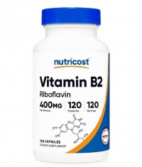 NUTRICOST Vitamin B2 400 mg / 120 Caps