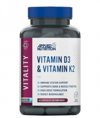 APPLIED NUTRITION Vitamins D3 & K2 / 60 Caps
