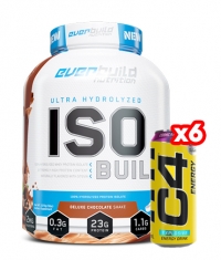 PROMO STACK ISO BUILD + 6 Free C4 Explosive Energy / 500 ml
