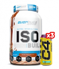 PROMO STACK ISO BUILD + 3 Free C4 Explosive Energy / 500 ml