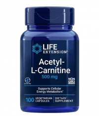 LIFE EXTENSION Acetyl L-Carnitine 500 mg / 100 Caps