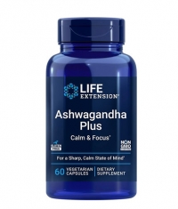 LIFE EXTENSION Ashwagandha Plus / 60 Vcaps