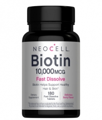 NEOCELL Biotin 10,000 mcg Fast Dissolve/ 180 Tabs