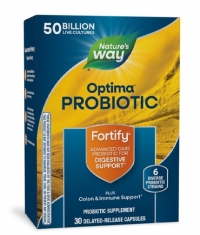 NATURES WAY Fortify Optima 50 Billion Active Probiotics / 6 Strains / 30 Vcaps