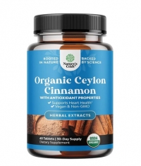 NATURE\'S CRAFT Organic Ceylon Cinnamon 500 mg / 60 Tabs