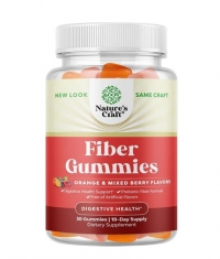 NATURE\'S CRAFT Fiber Gummies / Orange & Mixed Berry Flavor / 30 Gummies