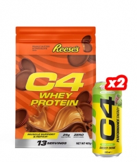 PROMO STACK C4 Whey Protein + 2 C4 Explosive Energy Drink