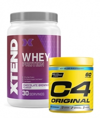 PROMO STACK Xtend Whey Protein + C4 Original / 60 Servings