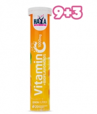 HAYA LABS Vitamin C 1000 mg + Bioflavonoids 9 + 3 FREE
