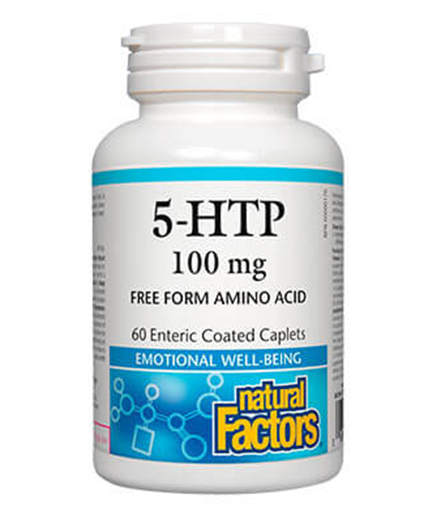 NATURAL FACTORS 5-HTP 100mg / 60 Caps.