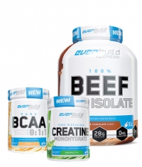 EVERBUILD 1+2 FREE - Beef Protein Isolate + BCAA 8:1:1 + Creatine Monohydrate
