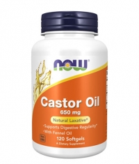 NOW Castor Oil 650 mg / 120Softgels.