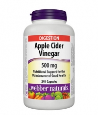 WEBBER NATURALS Apple Cider Vinegar / 500 mg / 240 Caps