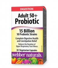 WEBBER NATURALS Adults 50 + Probiotic 15 Billion Active Probiotics / 30 Vcaps