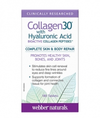 WEBBER NATURALS Collagen30 with Hyaluronic Acid / 180 Tabs