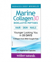 WEBBER NATURALS Marine Collagen30 with Bioelastin Peptides / 120 Vcaps