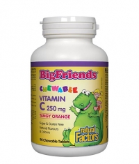 NATURAL FACTORS Big Friends Vitamin C for Children 250 mg / 90 Chews
