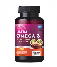 NATURAL FACTORS Sea-Licious Ultra Omega-3 1500 mg with Vitamin D3 / 60 Softgels