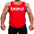 ANIMAL Animal Red Tank White Logo