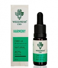 WEEDNESS Harmony CBD Oíl 40% Broad Spectrum / Natural / 10ml