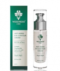 WEEDNESS Anti-aging Eye Contour with Botox Effect 24h / 600mg CBD / 30ml