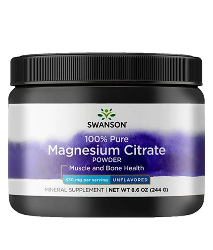 swanson Magnesium Citrate Powder 100% Pure