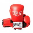 EVERLAST Leather Boxing Gloves "Fighter" /Red/