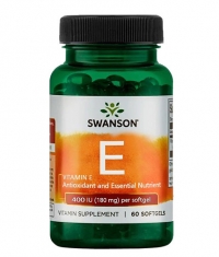 SWANSON Vitamin E 400 IU / 60 Soft