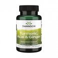 SWANSON Full Spectrum Turmeric, Acai & Ginger / 60 Caps