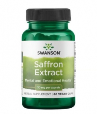 SWANSON Saffron Extract - Certified Organic Saffron 30mg. / 60 Vcaps