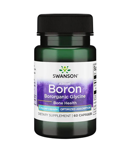 swanson Boron from Albion Boroganic Glycine 6mg. / 60 Caps