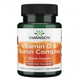 SWANSON Vitamin D & Boron / 60 Caps