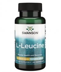 SWANSON AjiPure L-Leucine, Pharmaceutical Grade 500mg. / 60 Vcaps