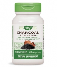 NATURES WAY Charcoal Activated 560mg. / 100 Caps