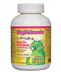 NATURAL FACTORS BigFriends Children's Chewable Multi-Vitamins & Minerals / 60 Chews.
