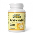 NATURAL FACTORS Vitamin D3 1000 IU / 360 Softgels